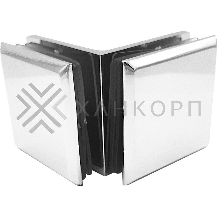 Коннектор Бета β FDK-24 стекло-стекло 90˚, цинк/хром