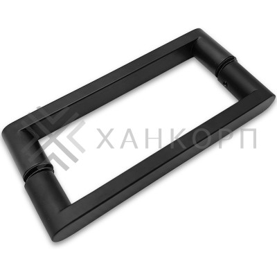 Ручка скоба FDR-86, 25*200*225 мм, нержавейка/черный