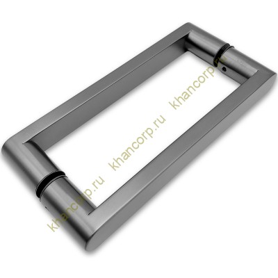 Ручка скоба FDR-86, 25*200*225 мм, нержавейка/оружейная сталь