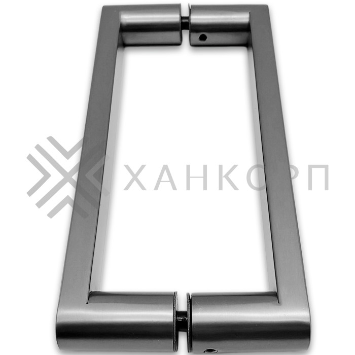 Ручка скоба FDR-86, 25*200*225 мм, нержавейка/оружейная сталь