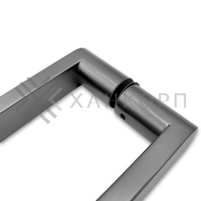 Ручка скоба FDR-86, 25*200*225 мм, нержавейка/оружейная сталь