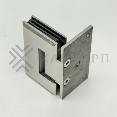 Петля Бета β FDP-20 стена-стекло с боковым креплением, нержавейка/полированный