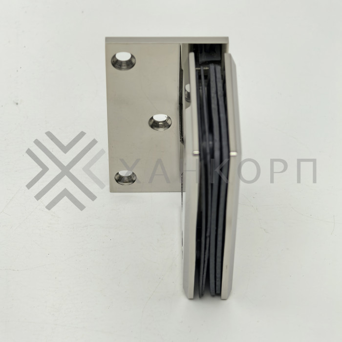 Петля Бета β FDP-20 стена-стекло с боковым креплением, нержавейка/полированный