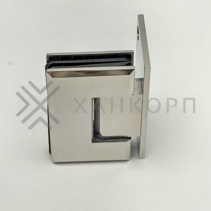 Петля Бета β FDP-20 стена-стекло с боковым креплением, нержавейка/полированный