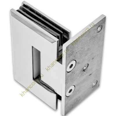 Петля Бета β FDP-20 стена-стекло с боковым креплением, нержавейка/полированный