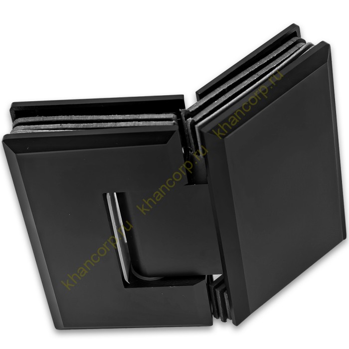 Петля Бета β FDP-24 стекло-стекло 135˚, латунь/черный