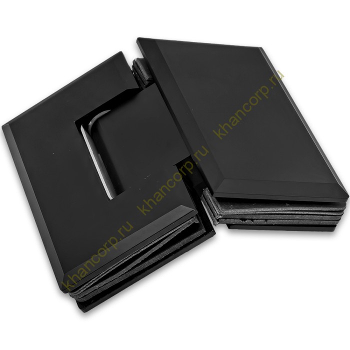 Петля Бета β FDP-24 стекло-стекло 135˚, латунь/черный