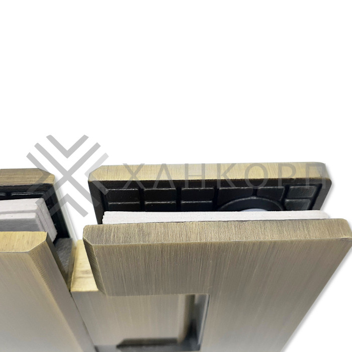 Петля Альфа α FDP-12 стекло-стекло 180˚ нержавейка/бронза