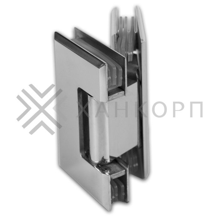 Петля Бета β FDP-24E стекло-стекло 135˚, нержавейка/полированный