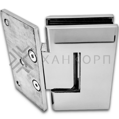 Петля Альфа α FDP-16 стена-стекло 135°, нержавейка/полированный