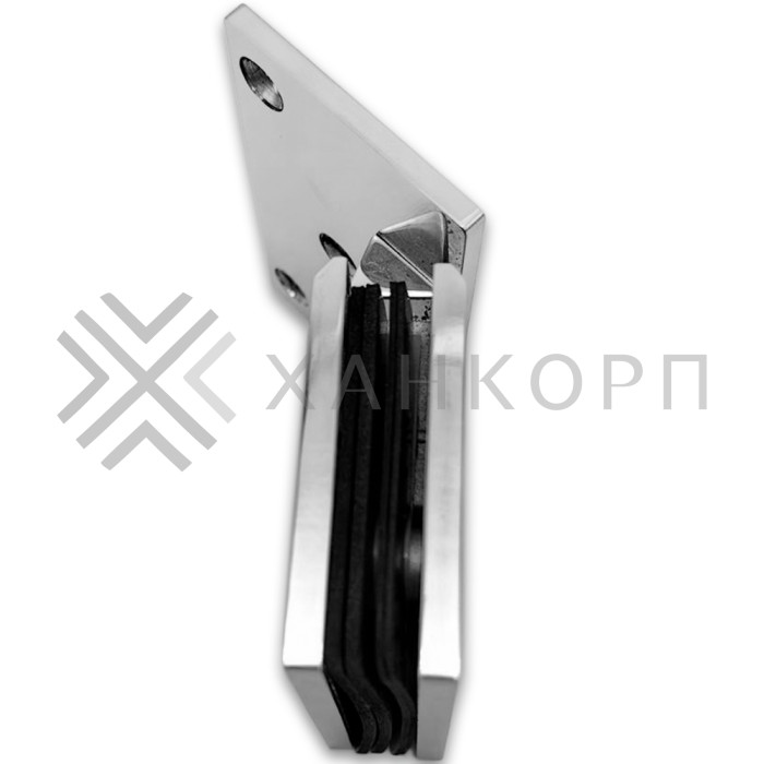 Петля Альфа α FDP-16 стена-стекло 135°, нержавейка/полированный