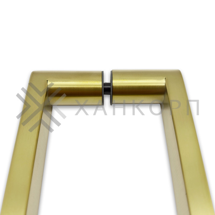 Ручка скоба FDR-86, 25*200*225 мм, нержавейка/брашированное золото