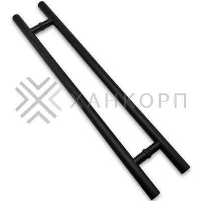 Ручка FKR-201 для стеклянных дверей 32x600х800 мм, нержавейка/черный