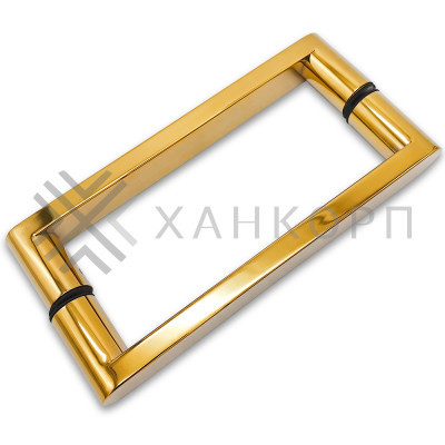 Ручка скоба FDR-86, 25*200*225 мм, нержавейка/золото