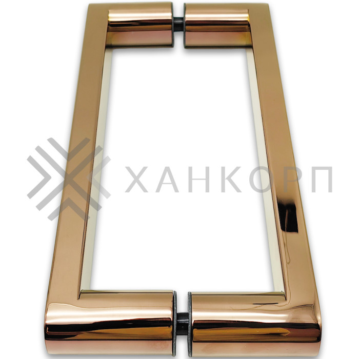 Ручка скоба FDR-86, 25*200*225 мм, нержавейка/розовое золото