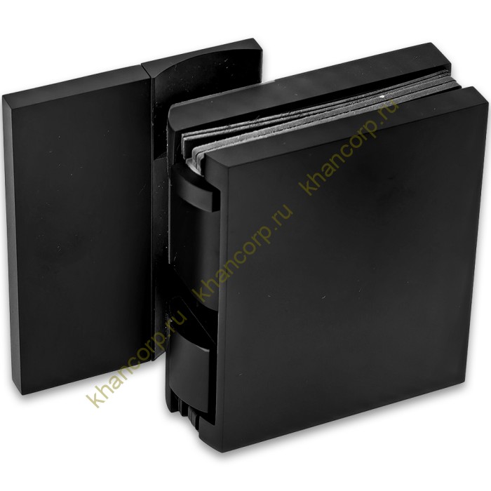 Петля Фурия FDP-240L стена-стекло 90° левая, с подъемным механизмом, латунь/черный