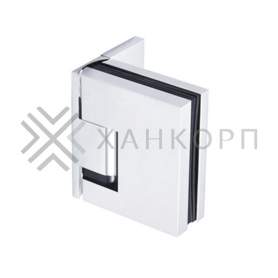 Петля Фурия FDP-240L стена-стекло 90° левая, с подъемным механизмом, латунь/черный