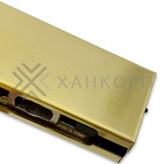 Фитинг нижний FKF-20, нержавейка/брашированное золото