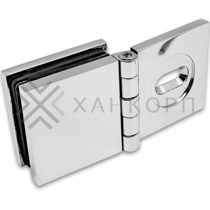 Коннектор Пегас FDK-100 стена-стекло 0°-180°, латунь/хром