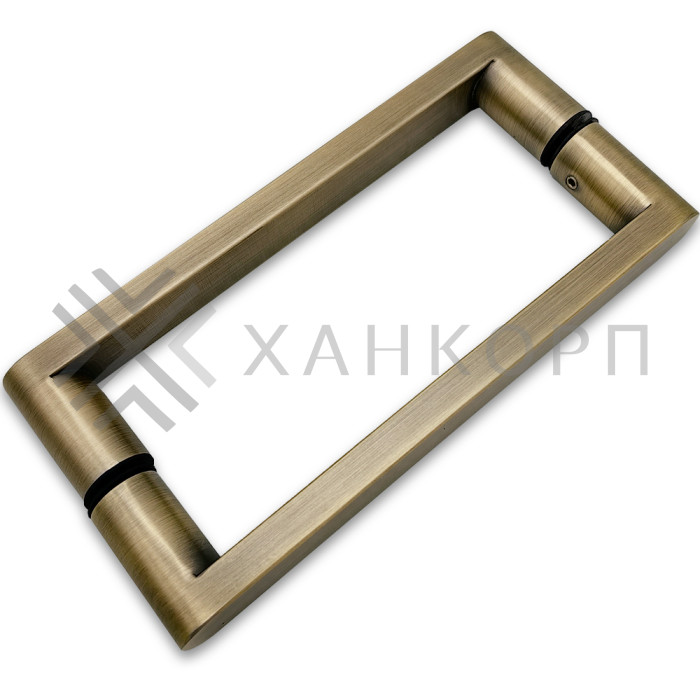 Ручка скоба FDR-86, 25*200*225 мм, нержавейка/бронза