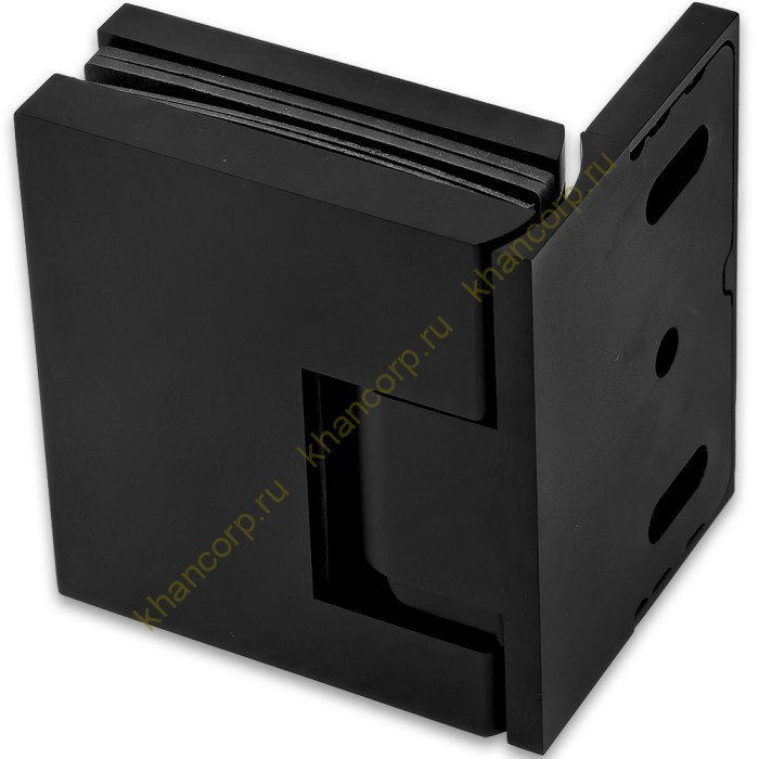 Петля Фурия FDP-240R стена-стекло 90° правая, с подъемным механизмом, латунь/черный