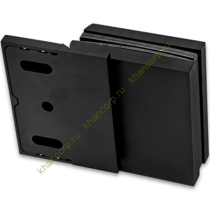 Петля Фурия FDP-240R стена-стекло 90° правая, с подъемным механизмом, латунь/черный