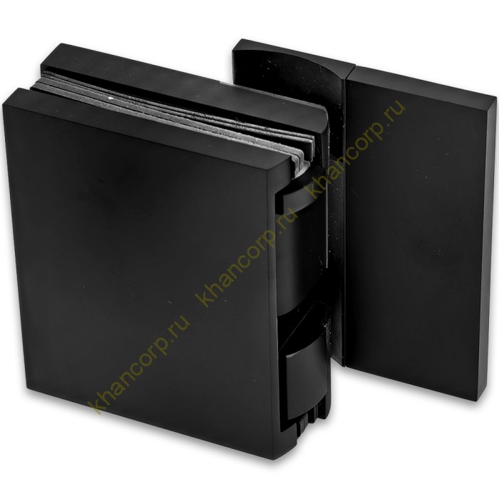 Петля Фурия FDP-240R стена-стекло 90° правая, с подъемным механизмом, латунь/черный