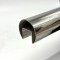 Труба FOP-48p с пазом 24*24мм, круглая Ø48.3*1.5*5800 мм, GRIT 320, нержавейка/матовый