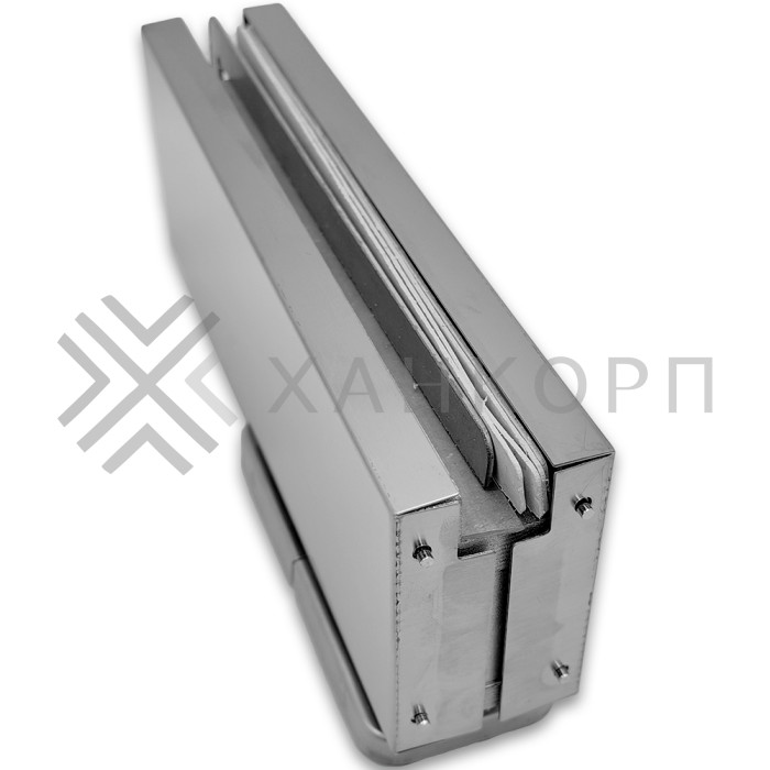 Петля с доводчиком. FKD-05 нагрузка от 60 до 100 кг, нержавейка/матовый