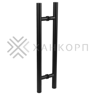 Ручка FKR-206 для стеклянной двери 32x400х600х1 мм, нержавейка/черный