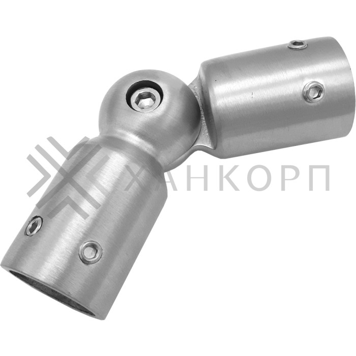 Соединитель FDC-13 трубы 19 90°-180°, нержавейка/матовый