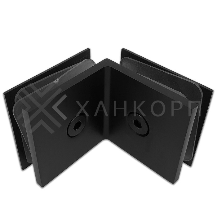 Коннектор Бета β FDK-24 стекло-стекло 90˚, латунь/черный