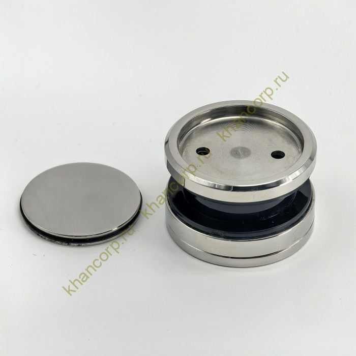 Точечное крепление FKK-30 с крышкой 8-12мм без зенков O35 мм регулировка для стекла 10-12мм, нержавейка/полированный