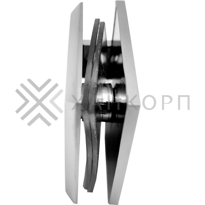 Коннектор Бета β FDK-22 стена-стекло 90˚, цинк/хром