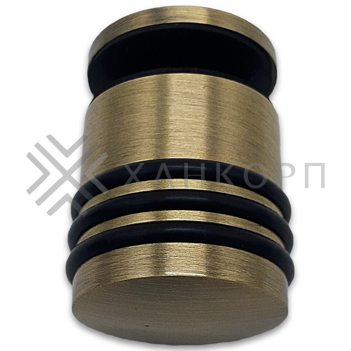 Ручка кноб Йота FDR-144 без резиновых торцов (односторонняя), латунь/бронза