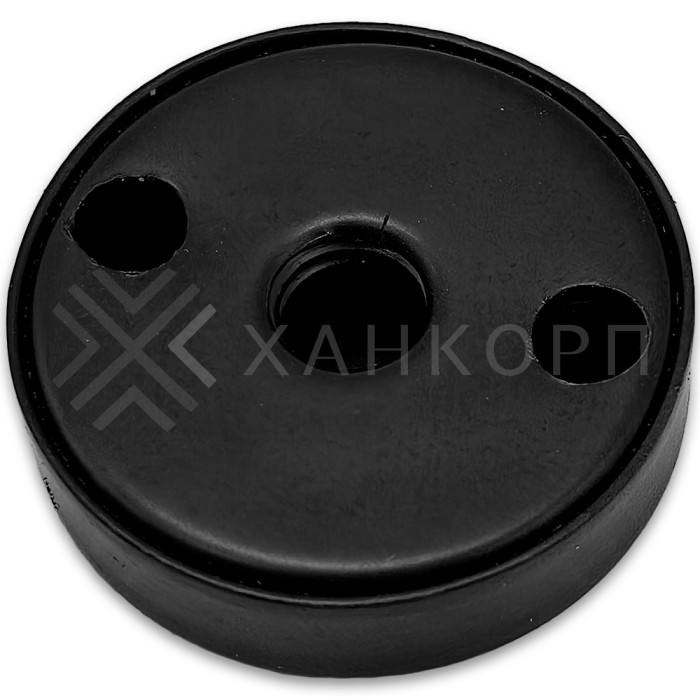 Заглушка круглая FDRA-01 для ручки полотенцесушителя, нержавейка/черный