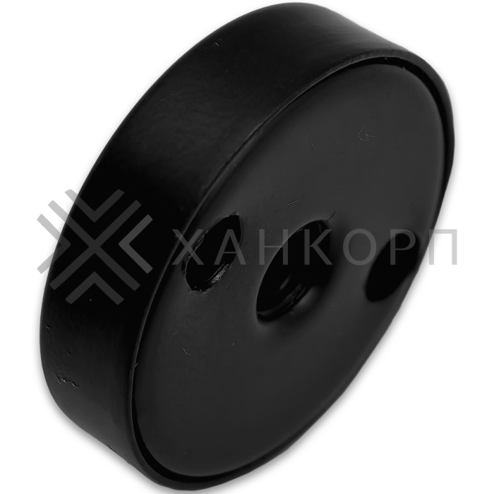 Заглушка круглая FDRA-01 для ручки полотенцесушителя, нержавейка/черный