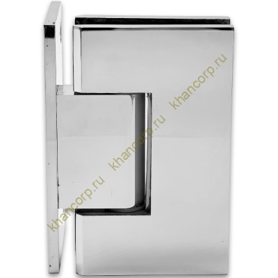 Петля Альфа α FDP-10 стена-стекло с боковым креплением, нержавейка/полированный