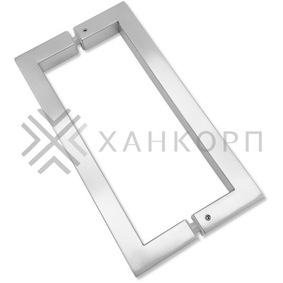 Ручка скоба FDR-71, 19х19х220х1.0 мм, нержавейка/матовый