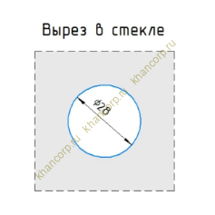 Точечное крепление FKK-31 с крышкой 12-18 мм без зенков O35 мм регулировка для стекла 10-12 мм, нержавейка/полированный