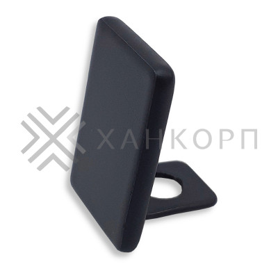 Заглушка торцевая FDPA-601 для П-образного профиля FDPA-60, нержавейка/черный