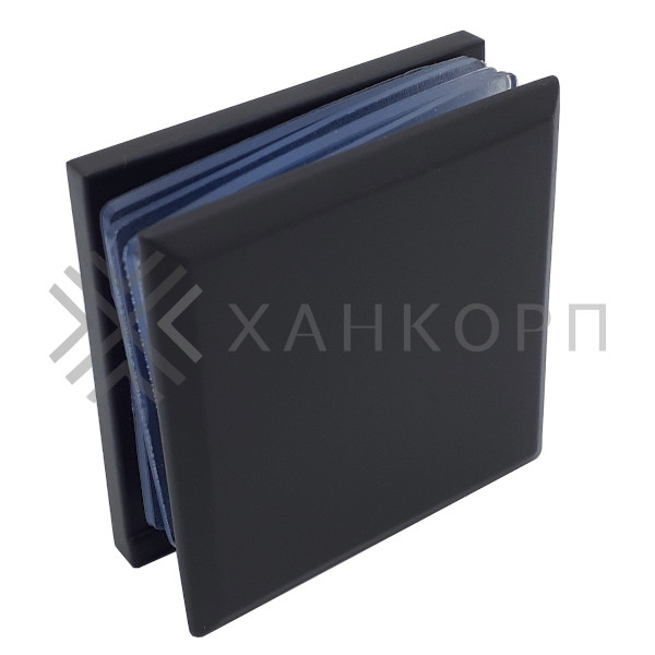 Коннектор Бета β FDK-22 стена-стекло 90˚, латунь/черный