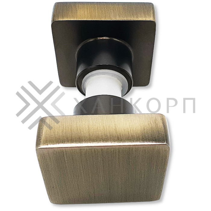 Ручка кноб FDR-30 квадратная, нержавейка/бронза