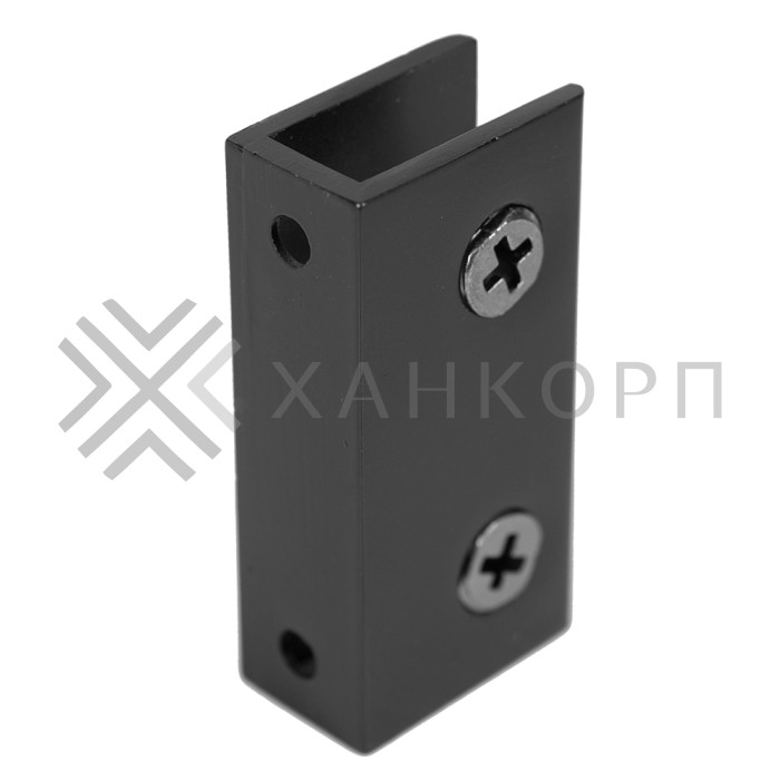 Полкодержатель FDA-21 для стекла и зеркал 8-10 мм, цинк/черный