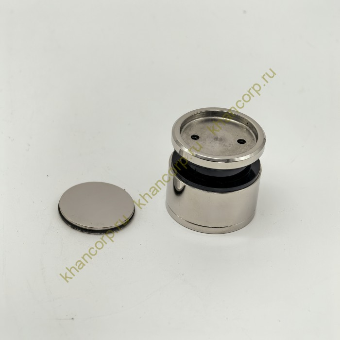 Точечное крепление FKK-32 с крышкой 19-26 мм без зенковки O35 мм регулировка для стекла 10-12 мм, нержавейка/полированный