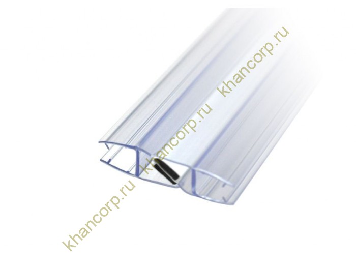 ПРЕМИУМ Уплотнитель магнитный 135°, 180° прозрачный 3 м под стекло 8мм, FDPP-521.8 