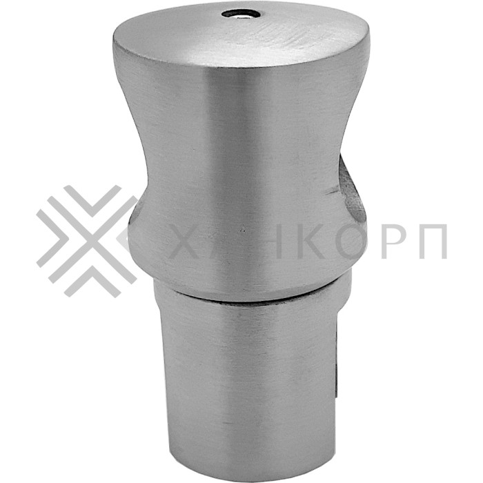 Держатель стекла FDC-11 сквозной 0°-360°, латунь/матовый