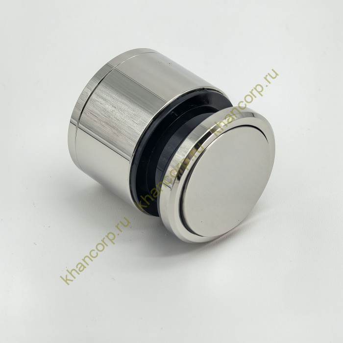 Точечное крепление FKK-33 с крышкой 22-27 мм без зенковки O35 мм регулировка для стекла 10-12 мм, нержавейка/полированный