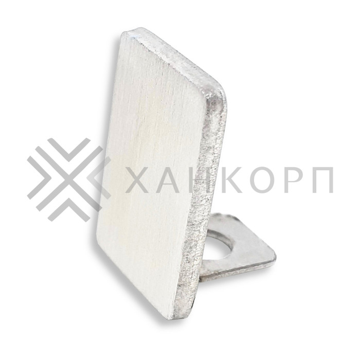 Заглушка торцевая FDPA-601 для П-образного профиля FDPA-60, нержавейка/матовый