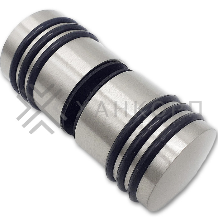 Ручка кноб Йота FDR-141 с одним резиновым торцом, латунь/матовый